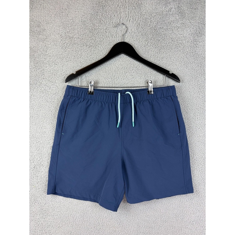 Myles Shorts Mens XL Blue 7 Inch Inseam Athletic Stretch Drawstring Quick Dry